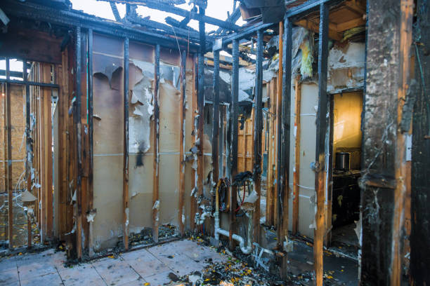 Professional Soot Cleanup technician working in Griffith, IN
